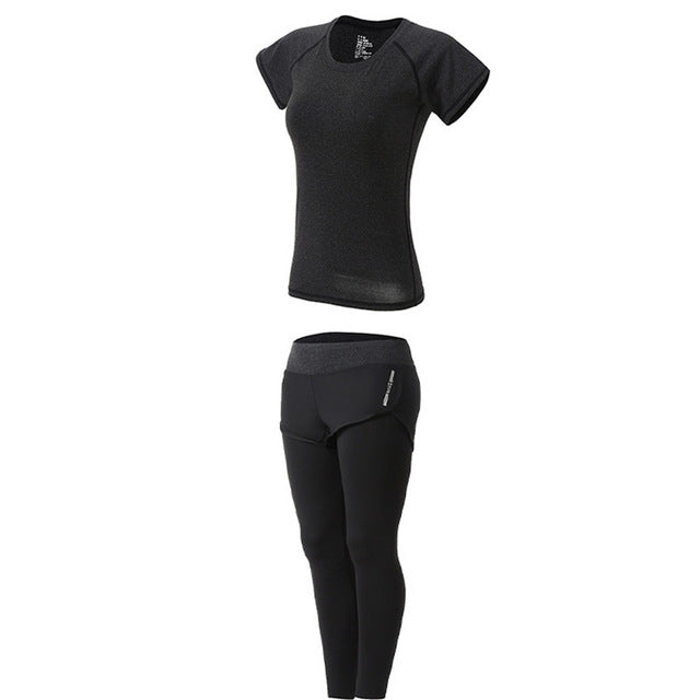 5-Piece Women’s Yoga Set – Quick Dry Fitness & Running Sportswear