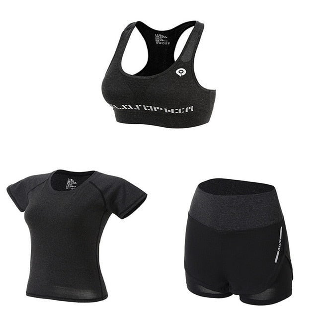 5-Piece Women’s Yoga Set – Quick Dry Fitness & Running Sportswear