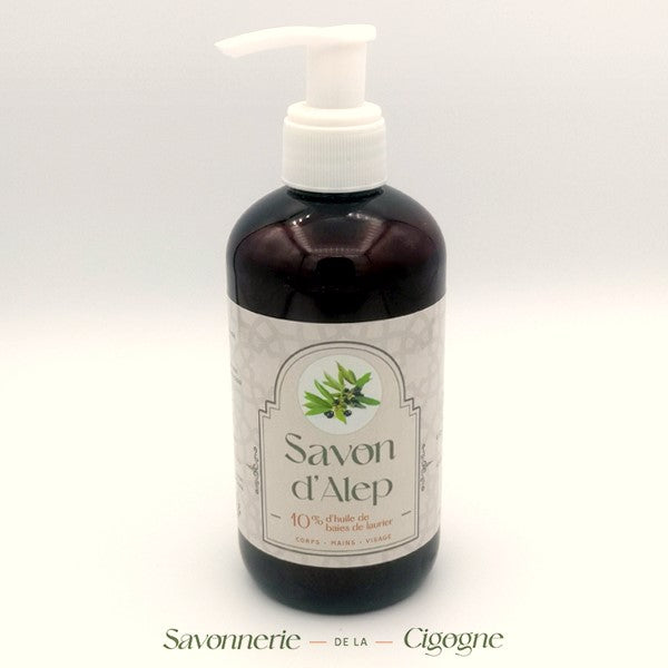Liquid Aleppo Soap 10% Laurel Berry Oil – 250 ml