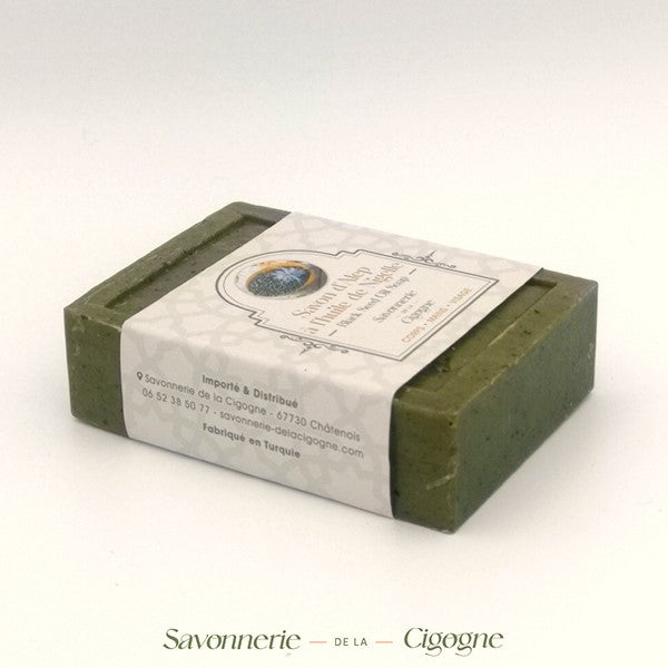 Săpun de Alep Ornamentat cu Ulei de Chimen Negru (Nigella) – 100 g