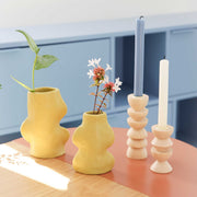 Fluxo Ceramic Vase Small - Pistachio