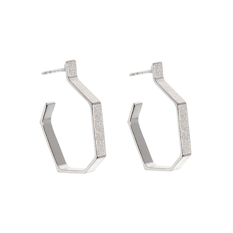 Hoops Silver Earrings