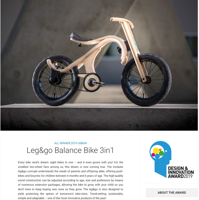 leg&go Balance Bike 3in1
