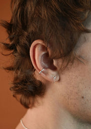 Line Ear Cuff - Silver