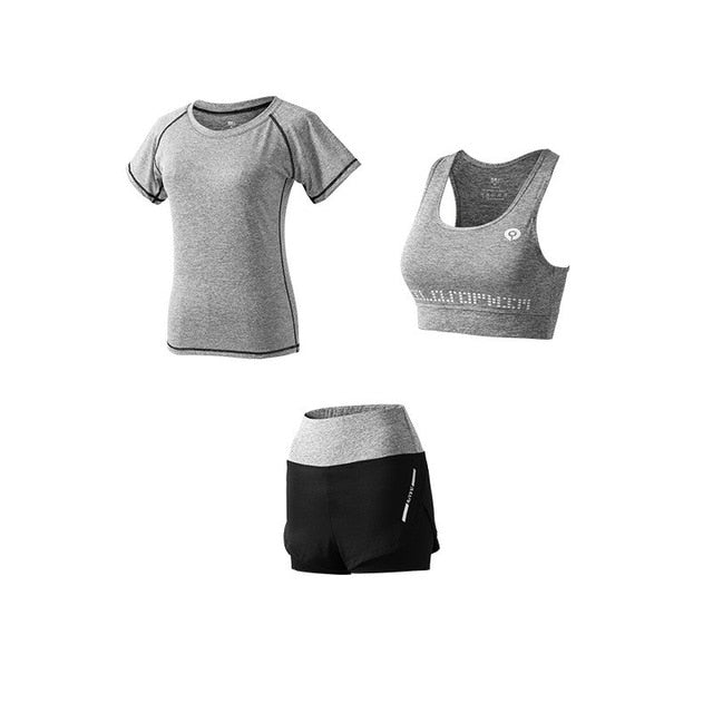 5-Piece Women’s Yoga Set – Quick Dry Fitness & Running Sportswear
